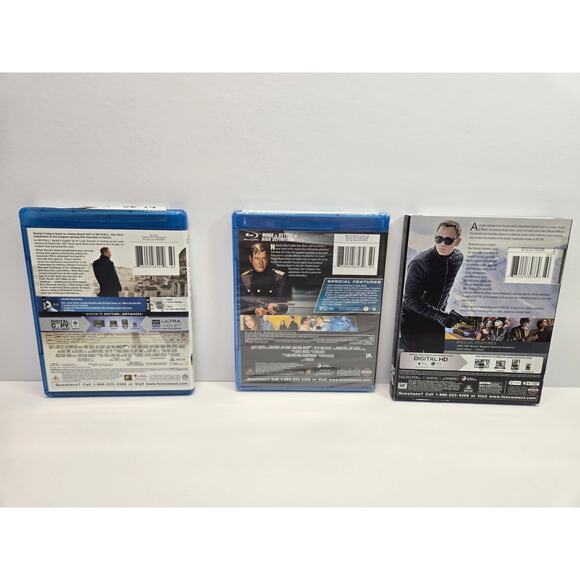 007 Bundle 3 Blu-Ray Lot Sealed | Roger Moore + Daniel Craig + James Bond - Picture 2 of 3